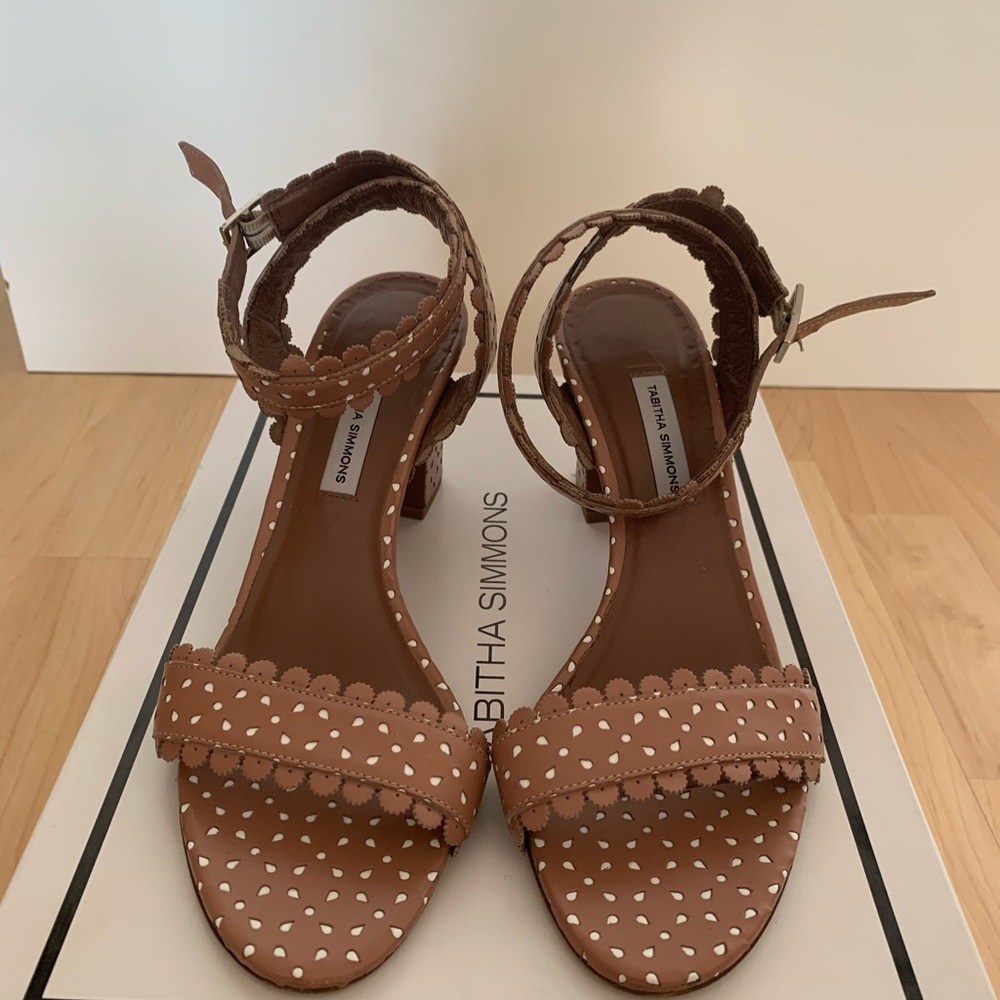 Tabitha Simmons Leticia ankle strap block heel